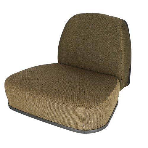 Cushion Set- Hydraulic Suspension Fabric Dark Brown Compatible with John Deere 9400 9400 6620 4640 4450 6600 4630 9500 4320 4440 4850 4230 4455 4050 4240 7700 7700 4040 4430 4250 4650 9600 7720 8430