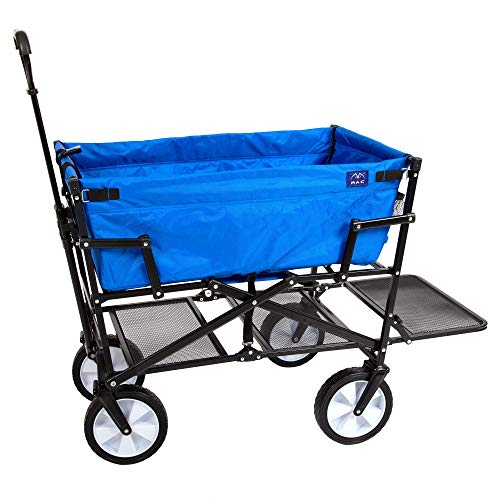 MacSports Double Decker Wagons Carts Heavy Duty Foldable Outdoor