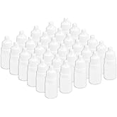 uxcell Plastic Dropper Bottle, 5ml/0.17oz Small Mouth Drop Bottles Empty Squeezable Eye Liquid Dropper Bottle 30pcs