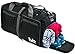 Medium Gym Duffle Bag with Pockets - Foldable Lightweight Travel Bag