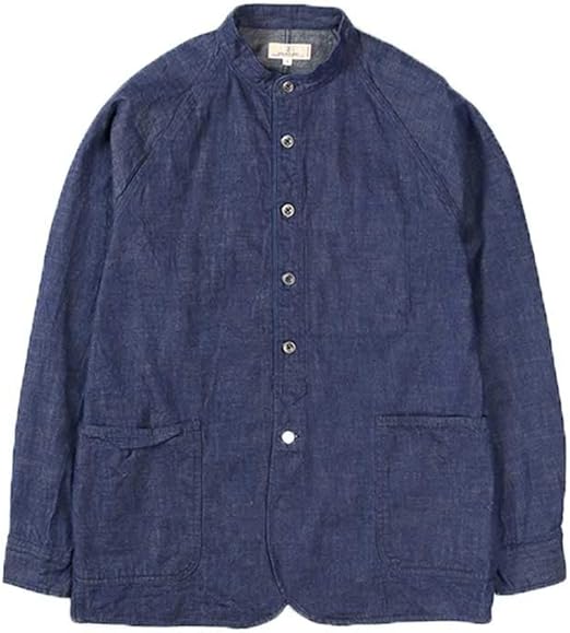 Japan Blue Jeans ジャパンブルージーンズ 日本製 襟無し カバーオール ワーク ジーンズ メンズ ノーカラー シャツ ジャケット 8oz ミリタリー デニム J3510j01 コート ジャケット 通販 Amazon