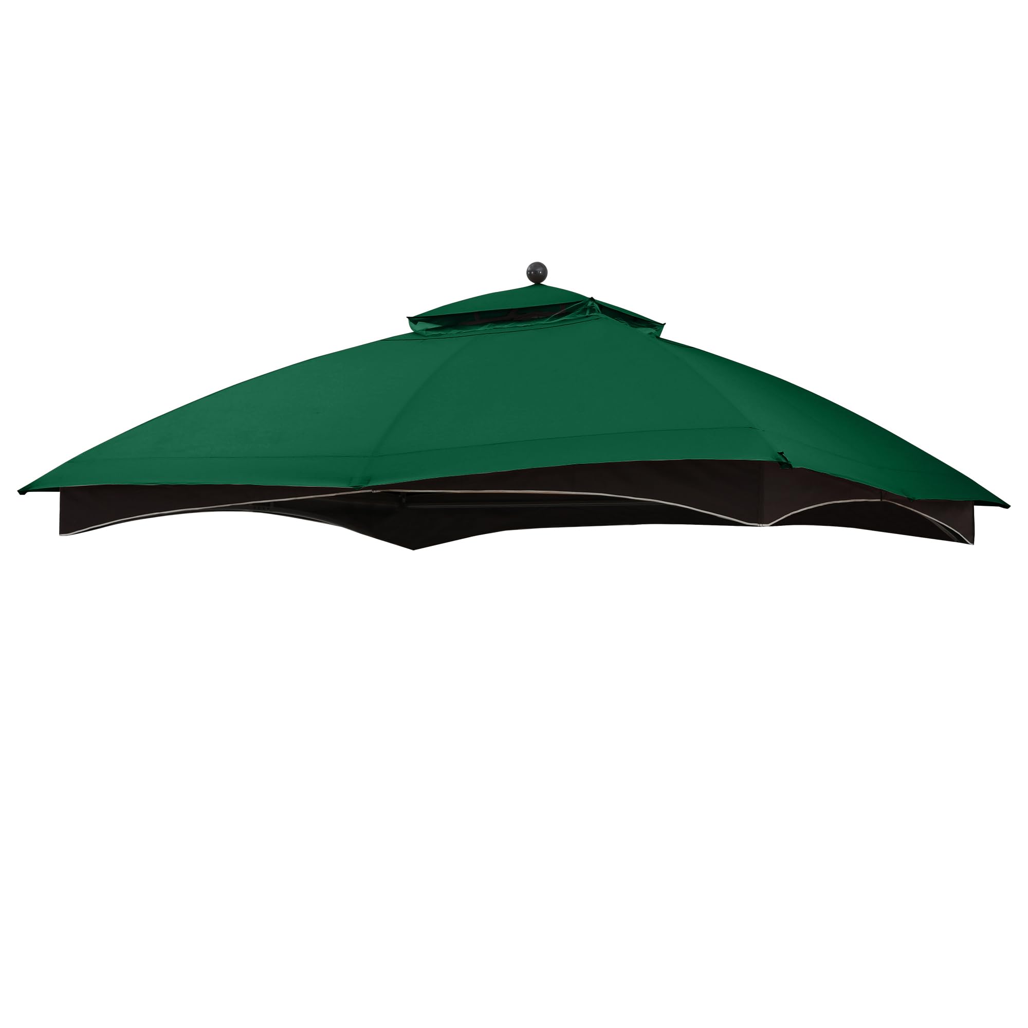 Photo 1 of MASTERCANOPY Replacement Canopy Top for Lowe's Allen Roth 10x12 Gazebo #GF-12S004B-1 (Forest Green,Polyester)