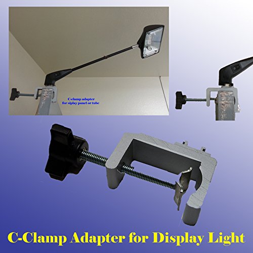 DSM Tm Premium C-clamp Adapter Converter for Pop up Tension Booth Display Light LED / Halogen