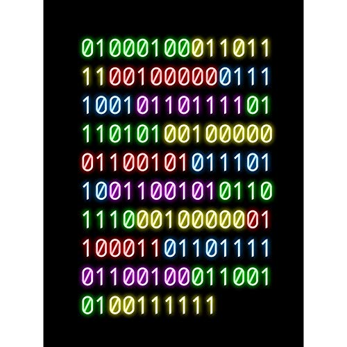Binary Code Neon