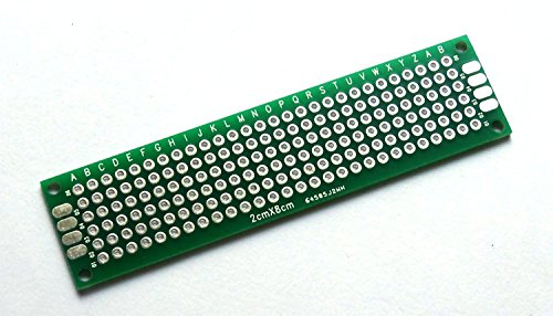 20PCS Double-Side Prototype PCB Universal Printed Circuit Board Universal PCB Circuit Board (2x8cm) - Thumbnail 3