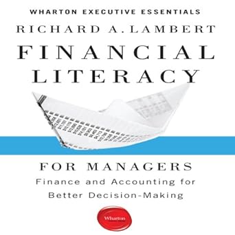 Amazon Com Financial Literacy For Managers Finance And
