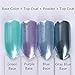BORN PRETTY 1.5g Pearl Powder Shining White Nail Art Glitter Powder