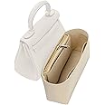 Lckaey Purse Organizer insert for Handbag Kelly 25 organizer1011Beige-S