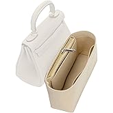 Lckaey Purse Organizer insert for Handbag Kelly 25 organizer1011Beige-S