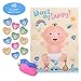 Reusable Baby Shower games - Pin the Dummy on the Baby Game | Large Size Poster | for Baby Shower Favors, Gender Reveal Party Supplies