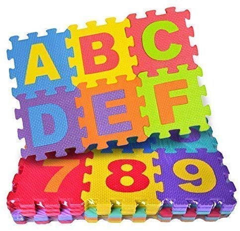 Buy Asu 36 Pieces Alphabet Floor Mats For Kids Puzzle Foam Mat