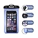 IPX8 Waterproof phone Case + Waterproof Pouch, Blusmart Dry Bag for IPhone 7, 6s, 6, 6 Plus, 5s, Samsung Galaxy s6, s6 Edge, s5, s4, Note 4 HTC LG Sony Nokia Motorola up to 6.0 inch Blue