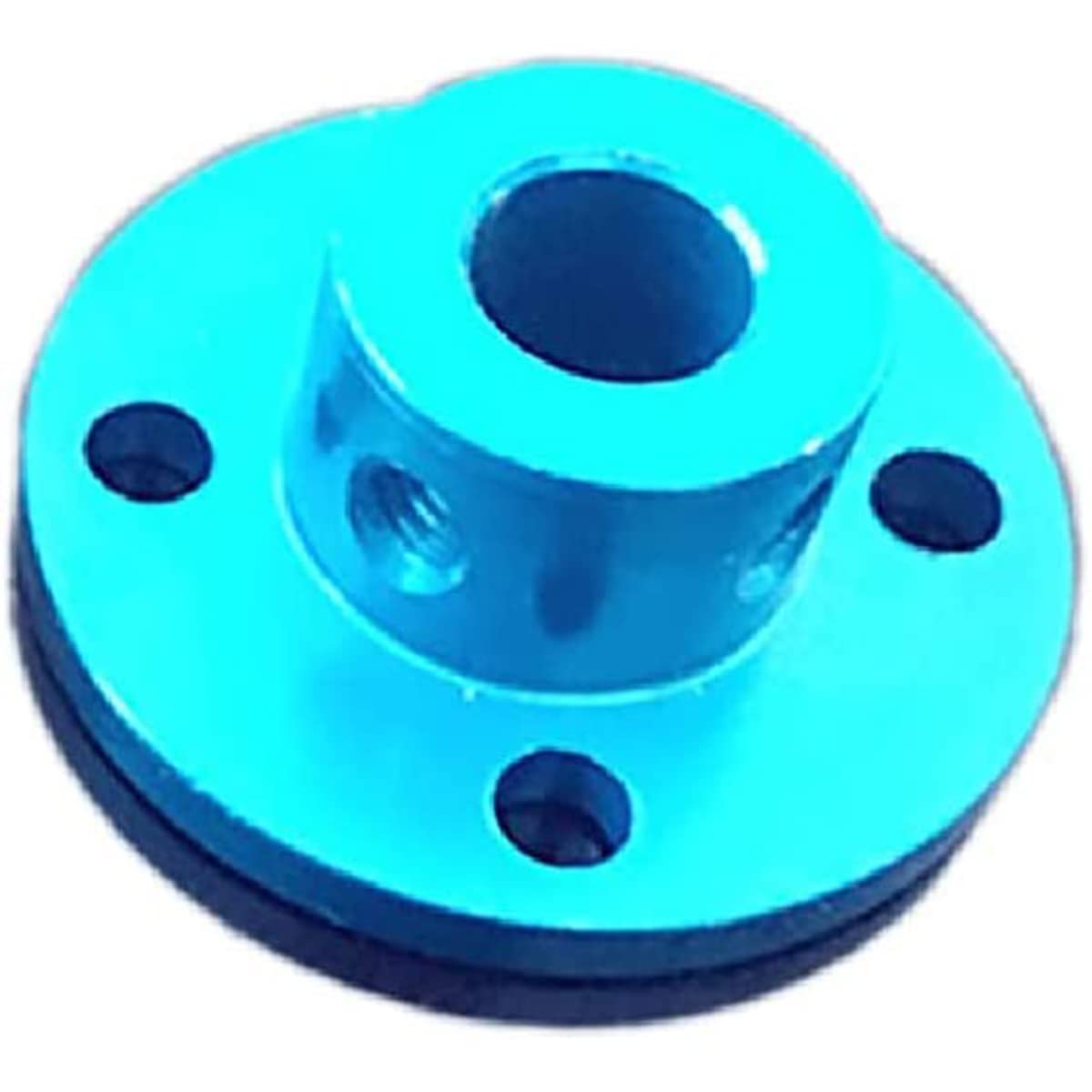 8mm Inner Dia Rigid Flange Coupling Aluminum Alloy Shaft Rigid Coupler Connector Motor Adapter Couplers Ligth Blue D32mm x L13mm