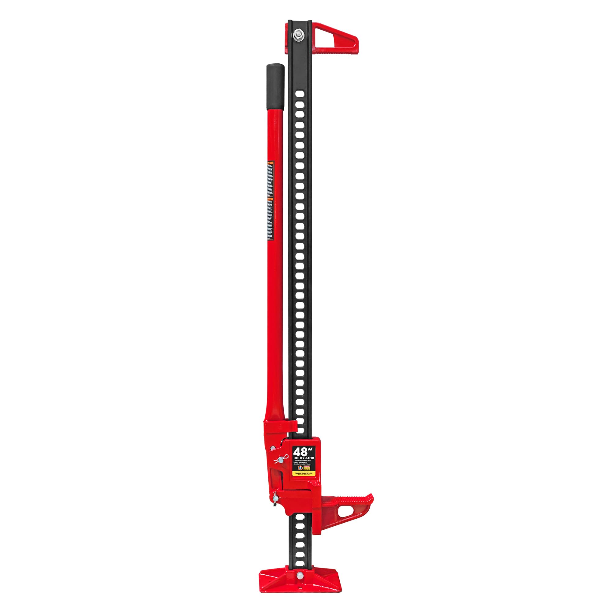 Photo 1 of ***MAJOR DAMAGE*** ***READ CLERK NOTES*** BIG RED TR6501B Torin 48" Ratcheting Off Road Utility Farm Jack, 3 Ton (6,000 lb) Capacity, Red