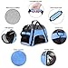 TIYOLAT Pet Carrier Bag, Airline Approved Duffle Bags, Pet Travel Portable Bag Home for Little Dogs, Cats and Puppies, Small Animals (Small, Blue)