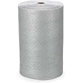 Oil-Dri Sorbent Roll, 28 gal, 15 in x 150 ft, Universal, Gray, Polypropylene L90900-1 Each