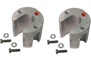 US MARINE PRODUCTS LLC Fresh Water Anode Kit For Mercruiser Bravo 1, 2, And 3 Trim Tilt Ram Pistons Includes Hardware