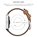 SWEES Leather Bands Compatible with Fitbit Blaze Smart Watch, Genuine Leather Replacement Band with Metal Frame Small & Large for Women Men, Champagne Gold, Rose Gold, Black, Brown, White, Grey, Beige