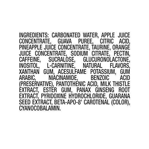 Rockstar Juiced Energy Drink, Pineapple Orange Guava, with Caffeine and