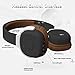 Bluetooth Headphones, Fuleadture Wireless V4.1 NFC Stereo Sport Over-Ear Headphone Headset with Pedometer Earphone, Hands-Free Calling with Mic for iPhone PC All Bluetooth-Enabled Devices - Brown