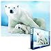 EuroGraphics Polar Bear and Baby Puzzle (1000-Piece), 6000-1198