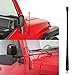 Jeep Wrangler Antenna - Unlimited 2007-2019 JK JKU JL JLU 13.8 Inch Shorty Jeep Antenna CB Mount Kit Flexible Rubber Radio Antenna Replacement