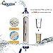 Explorateur Convenient Portable Personal Outdoor Water Filter With Filtration Straw Tube For Camping, Traveling, Hiking, Emergency Survival & Expeditionary Kit/Equipment (4x Rescue Blankets Per Pack)