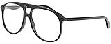 Gucci GG0264O Plastic Aviator Eyeglasses 57 mm