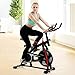 KAKALOR Bike with Resistance Indoor Spinning Upright Exercise Bicycle Ultra-Quiet Exercise Bike Home Bicycle Fitness Equipment Monitor with Phone/Tablet Supportthumb 2