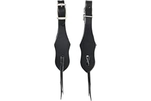 HILASON Slobber Straps for Rein-Water Loop Ties Quick Change Buckle Black | Slobber Straps | Slobber Straps for Horses | Slob