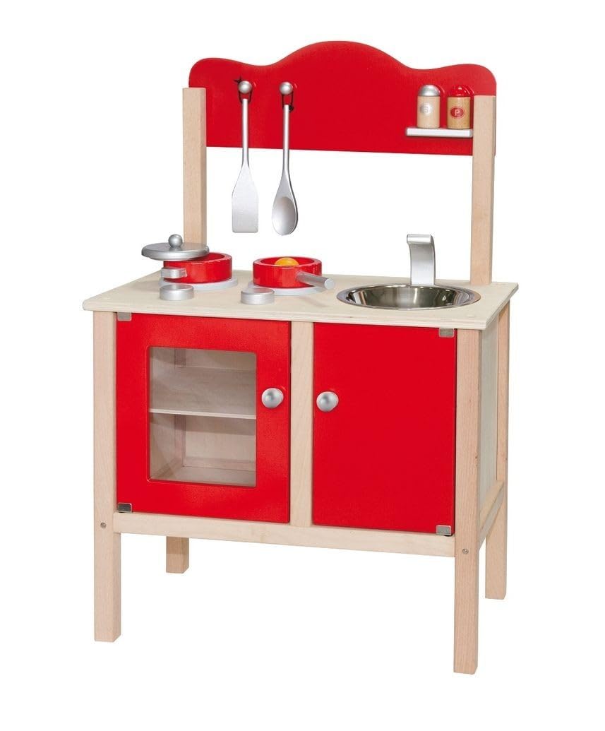 Viga Toys - 50384 - Noble Kitchen - Red