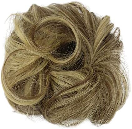 Hair Scrunchies，Malltop Shawn Women's Curly Messy Bun Hair Twirl Piece Scrunchie Wigs Extensions Hairdressing That Look Like Hair Hair Scrunchies (Multicolor N)