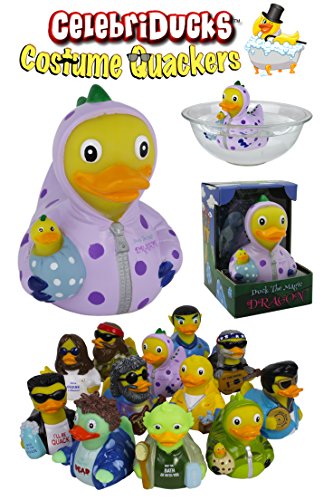 CelebriDucks Duck the Magic Dragon RUBBER DUCK