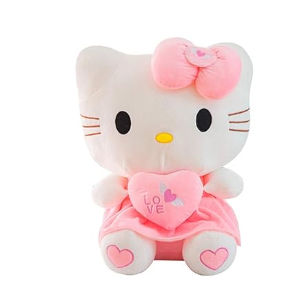 Lccyj Cute Hello Kitty Plush Toy Home Decor Baby Doll Cuddly