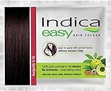 3 Pc Indica Easy10 Minutes Herbal Hair Color Shampoo Base Burgundy Herbs