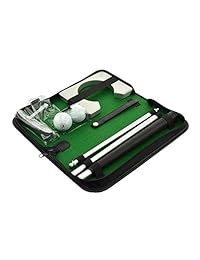 POSMA pg020 portátil Putter de golf Putting Kit de set de regalo con la práctica Putter, entrenamiento de 2pcs bolas, Putting Cup para para interiores y exteriores
