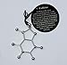TIZZODA Decor Book Caffeine Molecule Ornament…