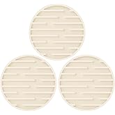 Armrouns Silicone Coasters for Drinks, Thickened Coasters Cup Mat, Heat Resistant 600℉ Non-Slip Coaster for Coffee Table, Kitchen, Bar