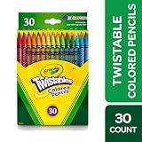 Crayola Twistables Colored Pencils Coloring Set, Gift Age 3+ - 30 Count
