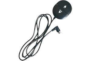 PETiB 2 Button Recliner Replacement Switch 5 Pin Power Handset Hand Control Black, Easy Install Compatible with Okin, Limoss,