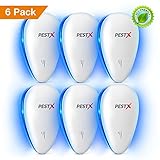 [2018 UPGRADED - 6 PACK] PestX Ultrasonic Pest Repeller â€“ Electronic Plug-In & Repel Pests, Ants, Rats, Roaches, Mosquitoes, Fleas, Bugs, Spiders, Insects â€“ Eco Friendly, Human & Pet Safe