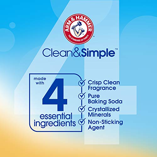 Arm & Hammer 3320001001 Powder Laundry Detergent, Crisp Clean, 18lb