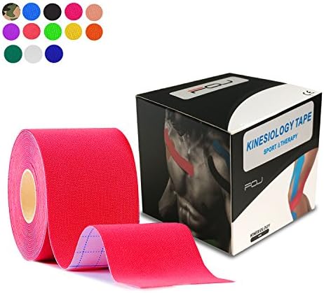 Kinesiology Theraeputic Tape Physio For Athletic Sports Recovery Pain Relieve Strong Adhesion Waterproof Original Cotton Uncut 2 Inch x 16.4 Feet