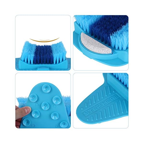 Foot-Scrubber-Brush-YF-Massage-Shower-Floor-Foot-Cleaner-with-Pumice-Bristles-Exfoliating-Dead-Skin-Foot-Spa-Anti-slip-Suction-Cups Foot Scrubber Brush, YF, Massage Shower Floor Foot Cleaner with Pumice Bristles Exfoliating Dead Skin Foot Spa Anti-slip…