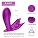 Wearable G Spot Vibrator Butterfly Vibrator Warm Up 10 Vibration Modes Rechargeable Wireless Remote Control Waterproof Clitoris Stimulator Sex Toys for Women and Couples
