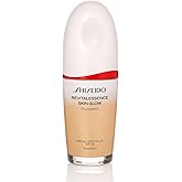 Shiseido RevitalEssence Skin Glow Foundation SPF 30, 340 Oak - Buildable, Medium Coverage - 24-HR Hydration & 12-HR Wear - Transfer, Crease & Fade Resistant - Non-Comedogenic - All Skin Types