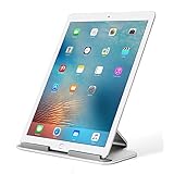 GEOTEL® iPad Stand, Multi-Angle Aluminum Stand for iPad Pro, iPad Air 2 / 1, iPad Mini and Samsung Tablets, Kindle Tablets(AP7D-SILVER)