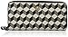 Anne Klein Women's Slim Zip Around Wallet Small, Grey/Multi, One Size