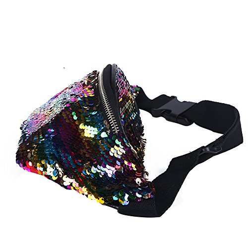 Small Fanny Pack for Kids - Wholesale Festival Sequin Waist Pack for Women with Adjustable Strap - Thumbnail 3