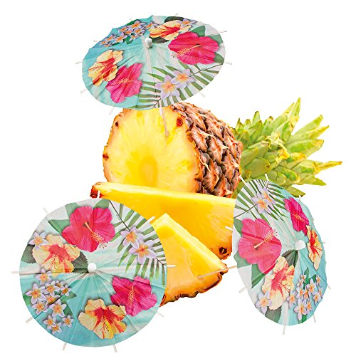 PARTY DISCOUNT Cocktailschirm Paradies XL, Ø18 cm, 6 Stück – Bild 3